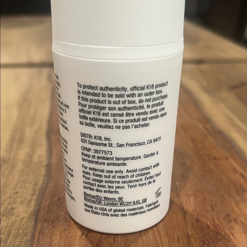 K18 Biomimetic Hairscience Leave-In Repair Hair Mask - Picture 3 of 5